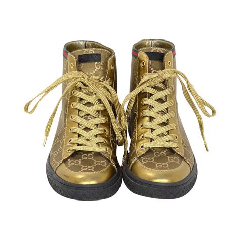 sneakers gucci azzurre oro|farfetch gucci sneakers.